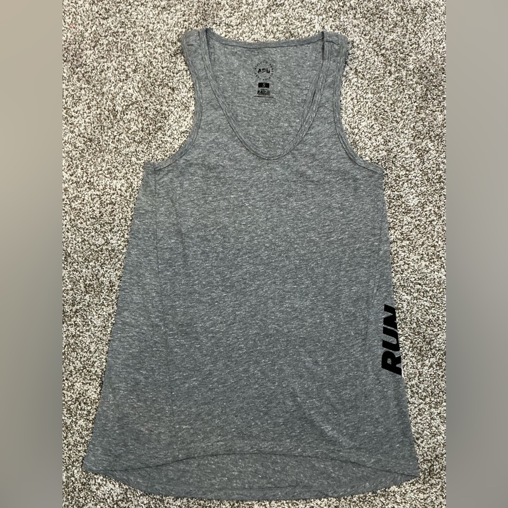 APL Gray RUN Women's Tank Top Small New